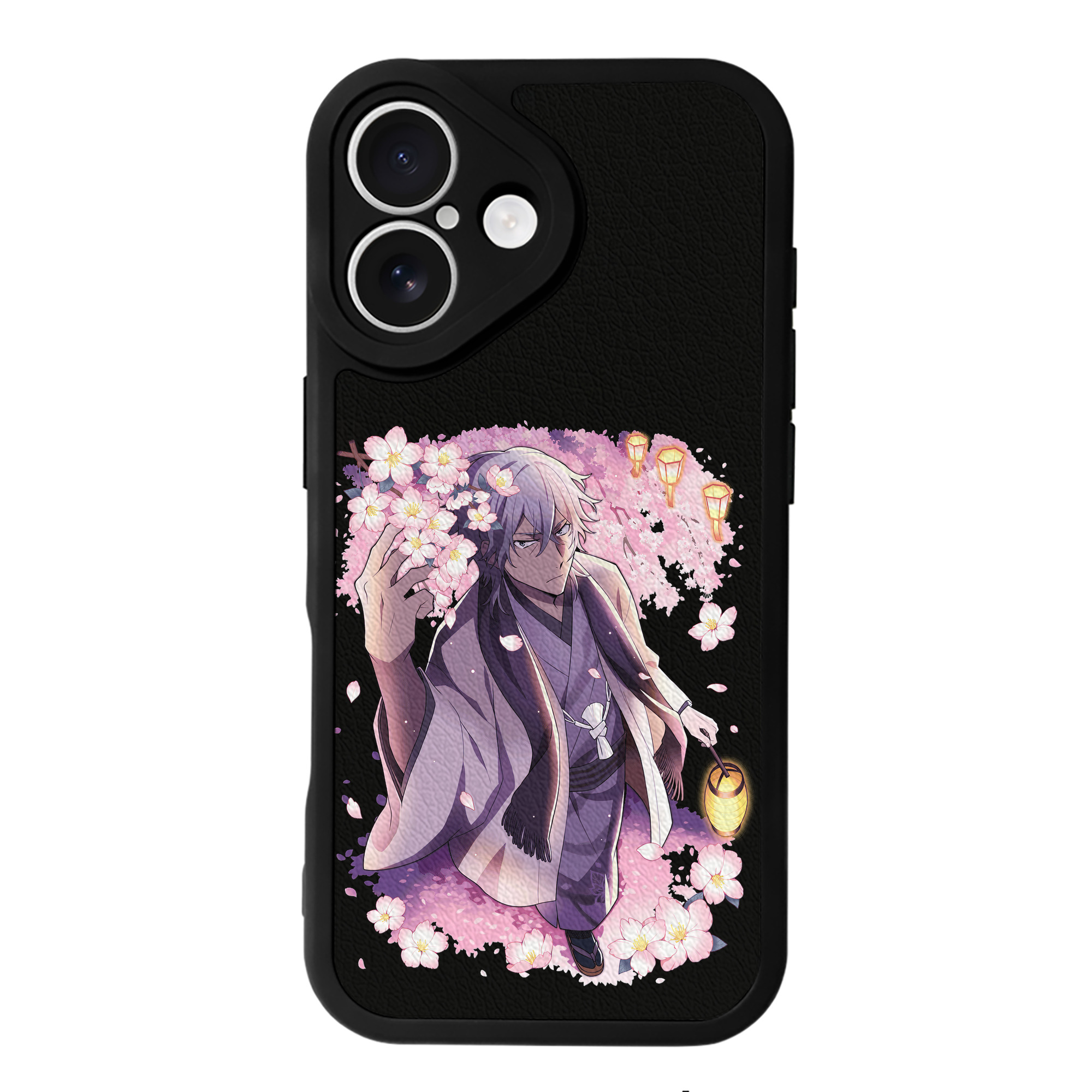 （画像用） 文豪ストレイドッグス Bungo Stray Dogs 【iPhone 16シリーズ対応】シリコンスマホケース（レザー調） 材質：シリコン